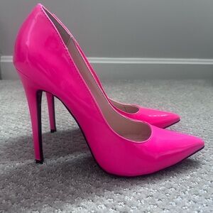 Wild Rose Patent Heels